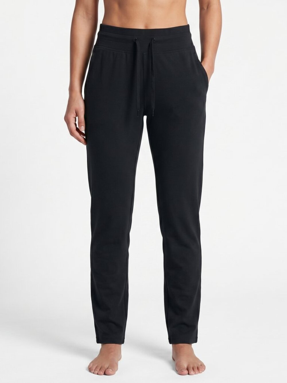 *Athletic Works Black Straight Leg Jogger Pant